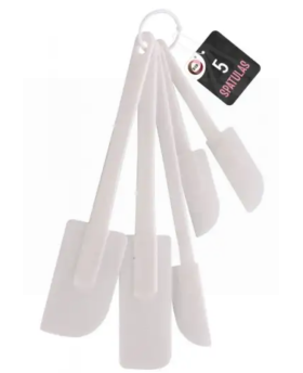 DID DISC Spatulas - Assorted - White - Pack of 5