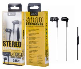 One Plus Bubble Stereo Earphones With Microphone - 1.2m - Black