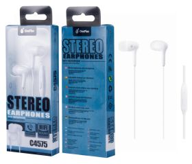 One Plus Bubble Stereo Earphones With Microphone - 1.2m - White
