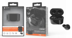 One Plus TWS BTS Bluetooth Earphones 300mAh/40mAh - Black