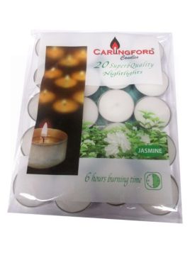 Carlingford Nightlight Candles - Jasmine - Pack of 20