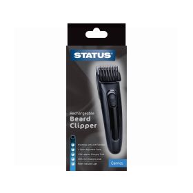 Status Cannes - Rechargeable Beard Clipper - Black