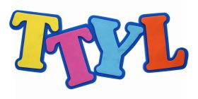 3D TTYL FOAM SIGN 12in