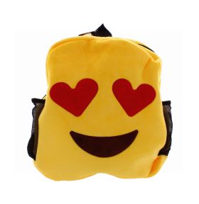 LARGE BACK PACK HEART EYES EMOJI 