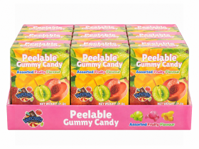 Munchella Peelable Gummy Candy 51g - Assorted Fruity Flavours