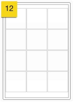 LL12 ADDRESS LABELS - 500 SHEETS