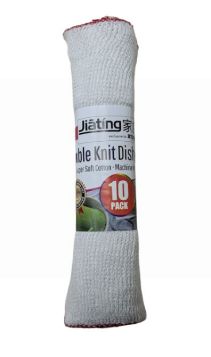 10 PACK DISHCLOTHS 
