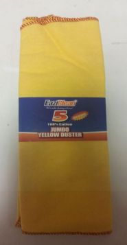 JUMBO YELLOW DUSTERS - PACK OF 5
