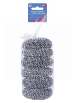 DID Galvanized Steel Scrubbers - Pack of 6