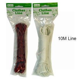 Plastic Coated Washing Clothes Line - 2 Assorted Colours - 10 Metres