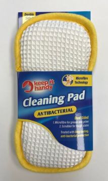 Buzz Dual Sided Antibacterial Cleaning Pad - 20.5 x 10cm