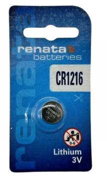 Renata Lithium CR1216 Battery 3V - Pack of 1