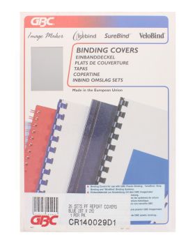BINDING COVERS BLUE 25 SETS