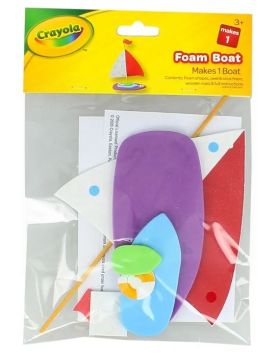 Crayola Foam Boat Kit - Colours May Vary
