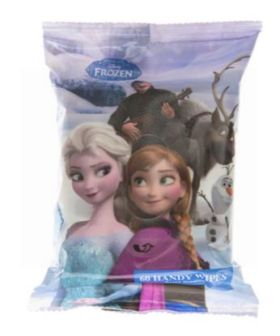Disney Frozen Handy Wet Wipes - Berry Scented - Pack Of 60 - Exp 4/17