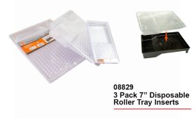 Disposable Roller Tray Inserts - Transparent - Pack of 3