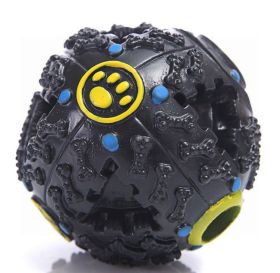Pet Touch Dog Giggle Treat Ball - Black
