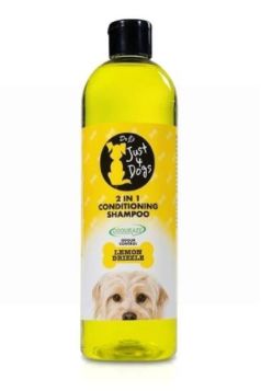 Dr J's Just 4 Dogs 2-in-1 Conditioning Shampoo with Odour Control - Lemon Drizzle - 500ml