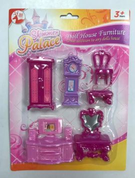 Shimmer Palace Doll House Toy Furniture Set