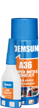Demsun A36 Super Mitre Bond Kit - 400ml + 125g