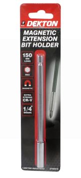 Dekton Magnetic Extension Bit Holder - 1/4" Shank - 15cm