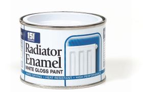 RADIATOR ENAMEL WHITE GLOSS PAINT - 180ML  