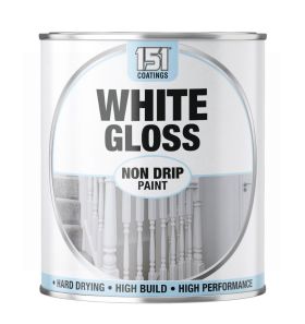 WHITE GLOSS NON-DRIP PAINT - 300ML