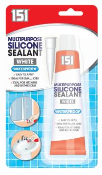 MULTI-PURPOSE SILICONE SEALANT - WHITE - 70GM 