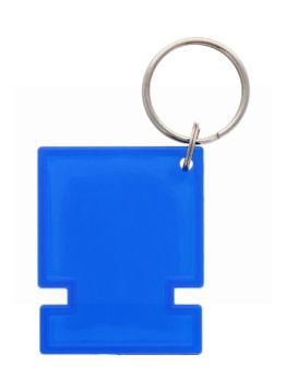 COMPUTER SHAPED KEYCHAIN BLUE