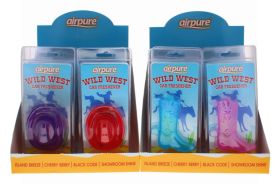WILD WEST CAR AIR FRESHENER ASSORTED