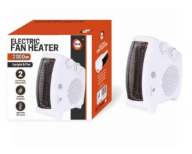 DID Upright & Flat Electric Fan Heater - 2000W