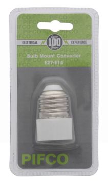 PIFCO BULB MOUNT CONVERTER (SCREW) E27 - E14