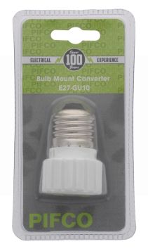 PIFCO BULB MOUNT CONVERTER (SCREW) E27 - GU10