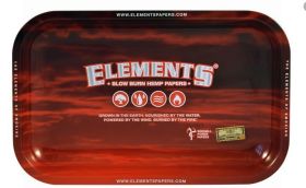 Elements Rolling Tray - Red - 31CM x 35CM