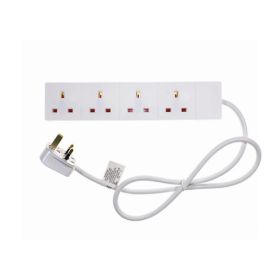 Daewoo 4 Way Extension Lead - 1 Meter