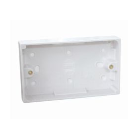 Pifco 2 Gang Double Pattress Box - 25Mm