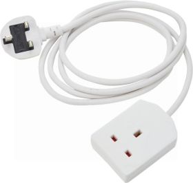 Daewoo 1 Gang Extension Lead - 2 Metres - EXT1022