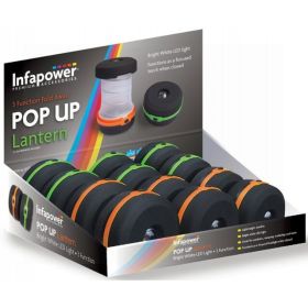 Infapower Pop Up Fold Away Lantern - Assorted Colours
