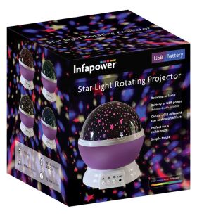 Infapower Star Light Rotating Projector