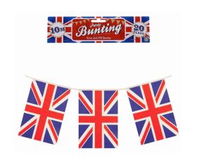 PARTY BUNTING FLAGS UNION JACK-20 FLAGS 10M