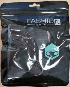 Fashion Face Mask - Washable & Reusable - Adult - Black