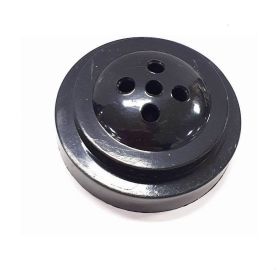 MINI FLAG HOLDER BASE ROUND BLACK