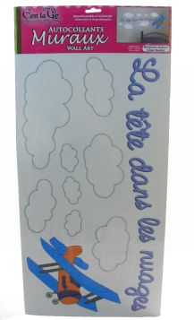 WALL ART AUTOCOLLANTS DANS LES NUAGES
