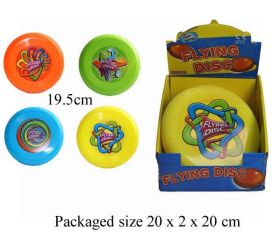 A to Z Fun Zone Flying Disc - Assorted Colours - 19.5CM