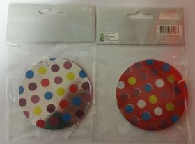 Dunelm Mill Foil Polka Dot Gift Tags - Pack Of 8
