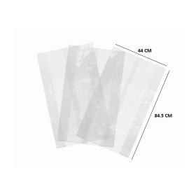 MEDIUM DUTY CLEAR REFUSE SACKS 725X850MM