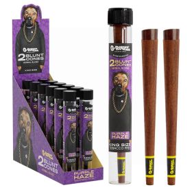 G-ROLLZ AMSTERDAM KING SIZE 2 BLUNT CONES - HERBAL BLEND - PURPLE HAZE - PACK OF 12