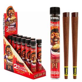 G-ROLLZ KING SIZE 2 BLUNT CONES - HERBAL BLEND - CREAM PI - LIMITED EDITION - PACK OF 12