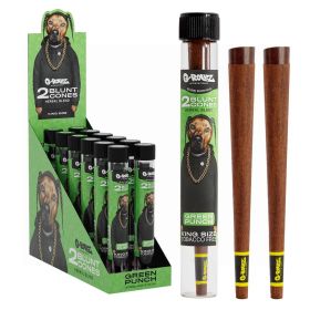 G-ROLLZ AMSTERDAM KING SIZE 2 BLUNT CONES - HERBAL BLEND - GREEN PUNCH - PACK OF 12