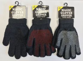 Warm Land Magic Gloves Gripper - Black - One Size 